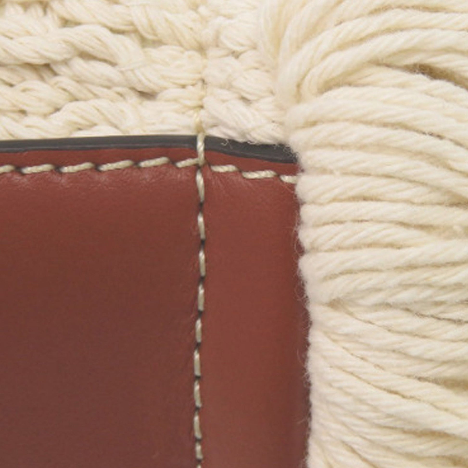 Small Linen Woody Fringe Tote