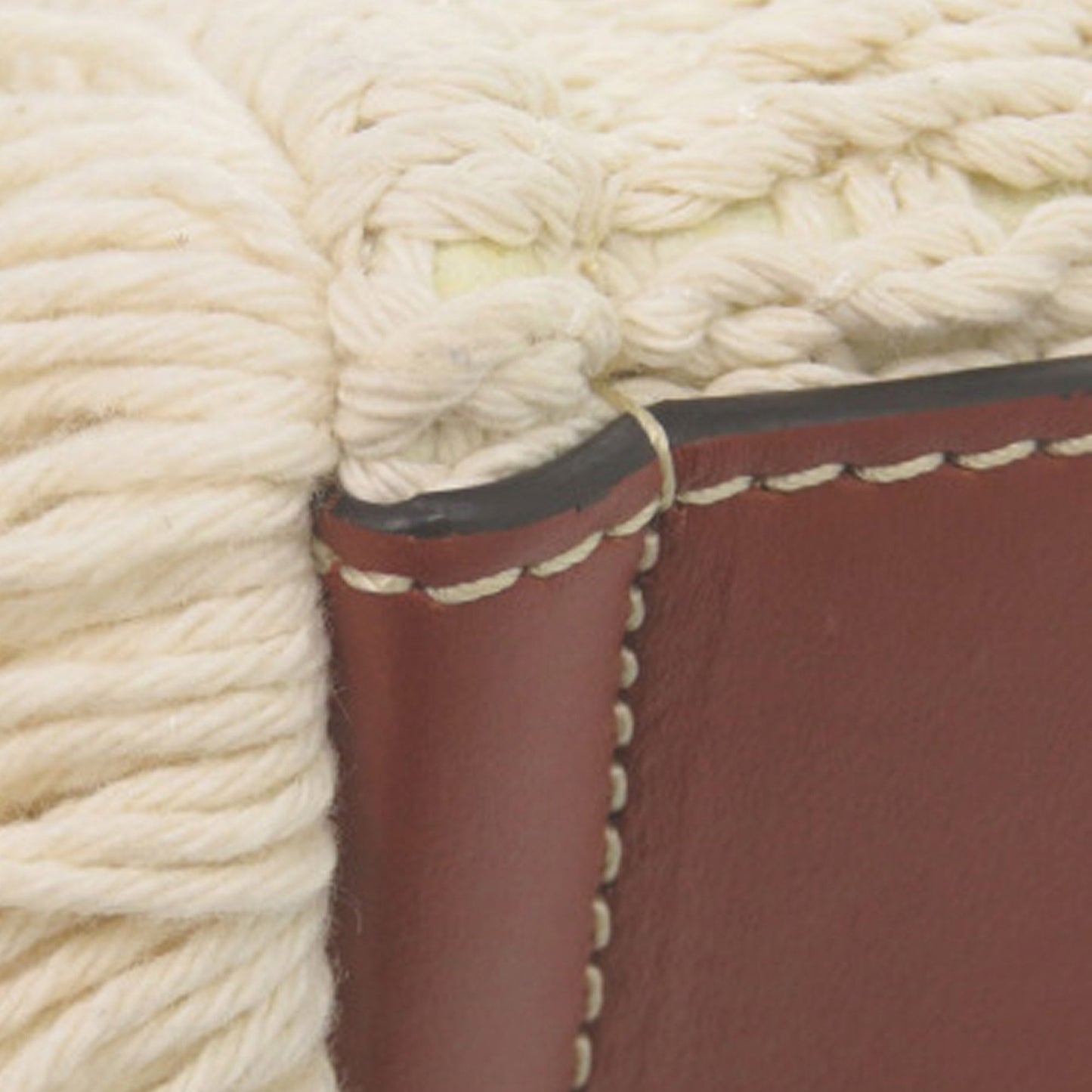 Small Linen Woody Fringe Tote