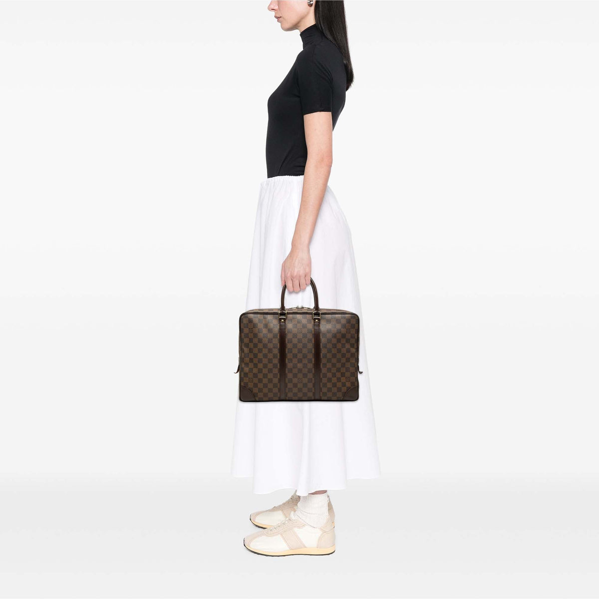 Louis Vuitton Damier Ebene Porte Documents Voyage PM