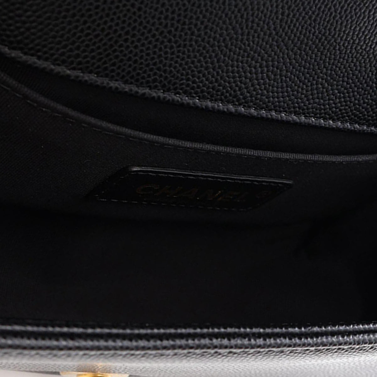 Chanel Small Quilted Caviar Boy Flap
