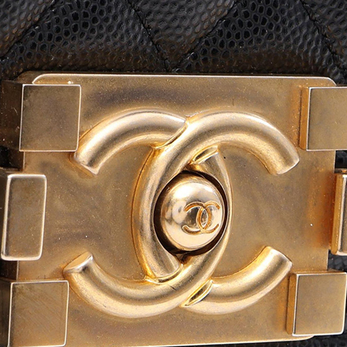 Chanel Small Quilted Caviar Boy Flap