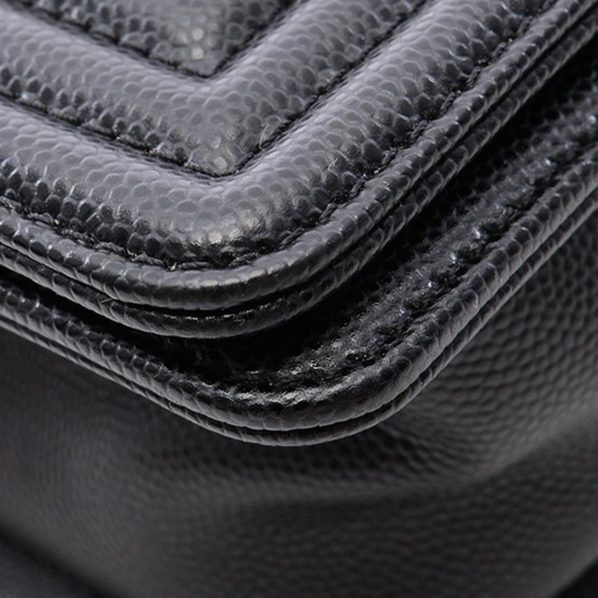 Chanel Small Quilted Caviar Boy Flap