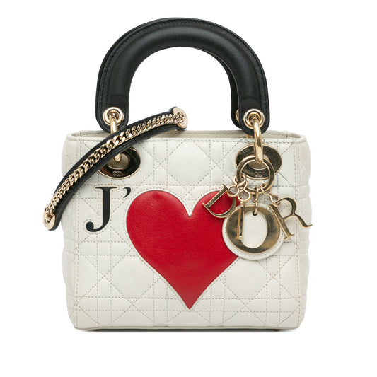 Dior DiorAmour Chinese Valentines Mini Lambskin Cannage Lady Dior