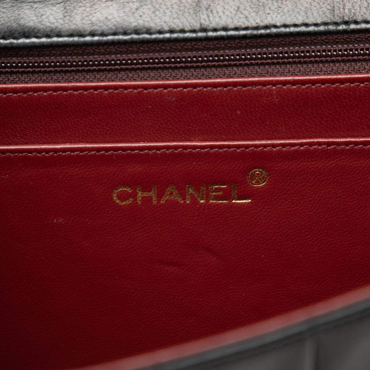 Chanel CC Vertical and Diagonal Quilted Calfskin Envelope Flap