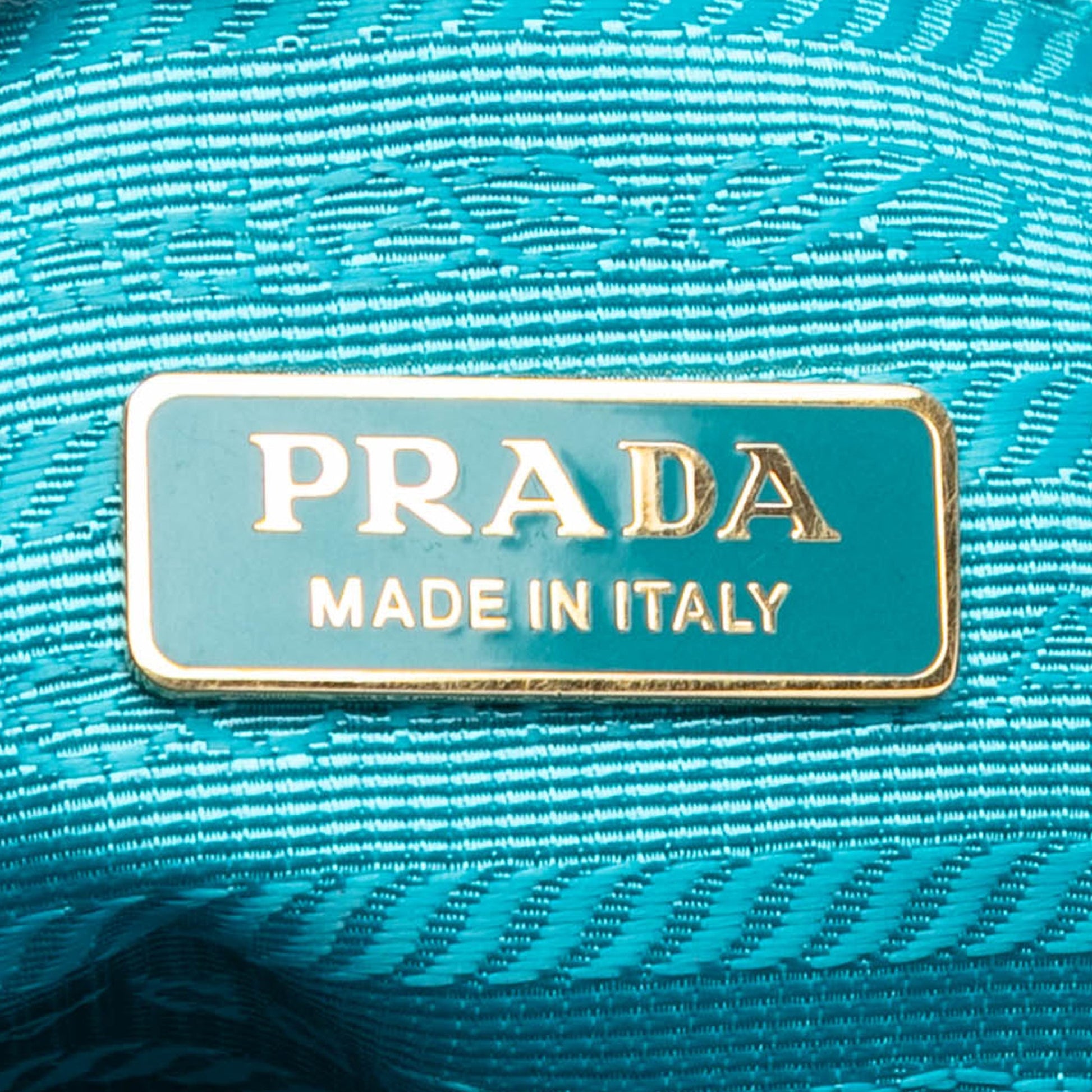 Prada Tessuto Canapa Logo Bow Satchel