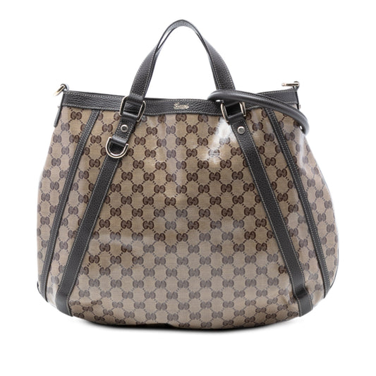 Gucci GG Crystal Abbey D Ring Convertible Tote