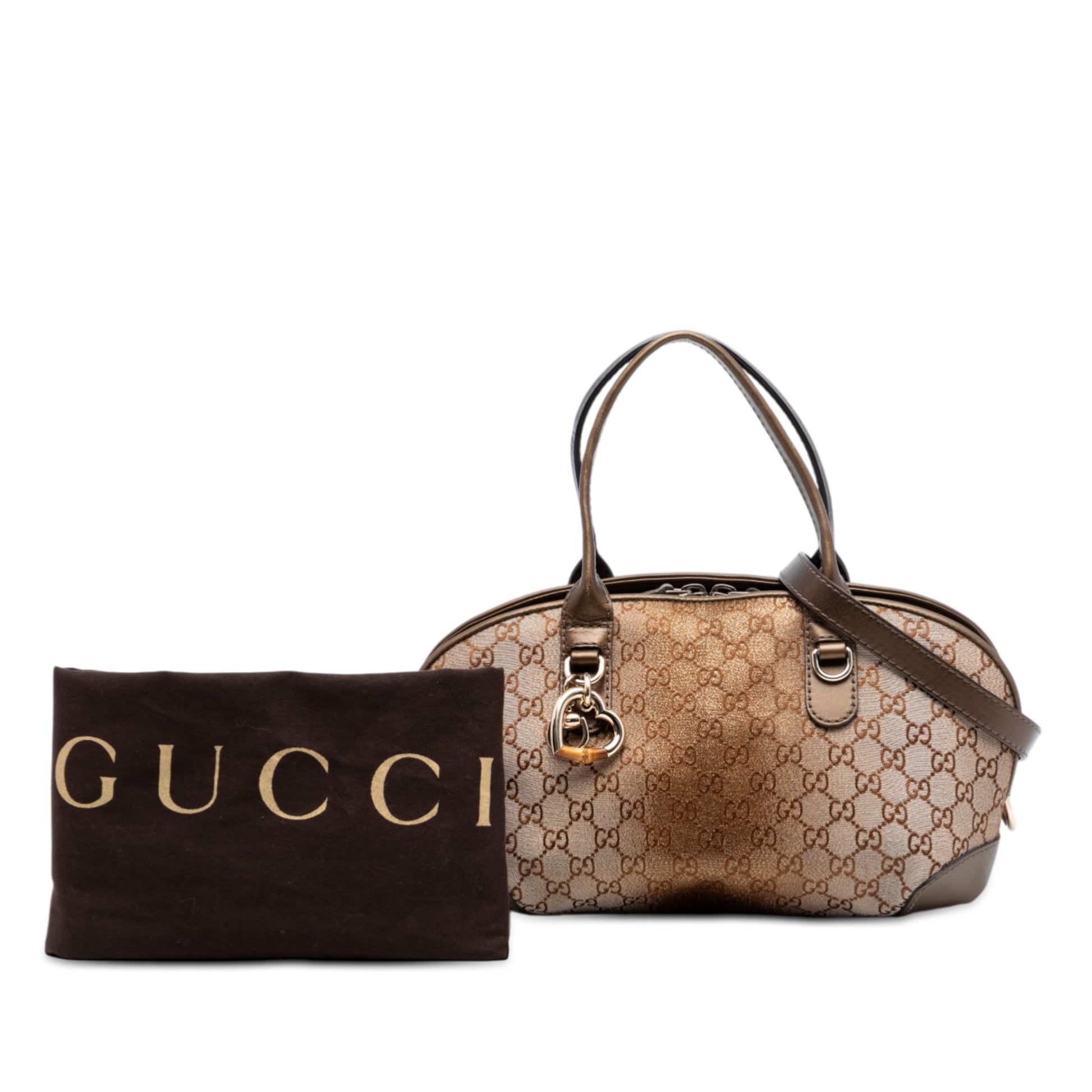 GG Lurex Heart Bit Satchel