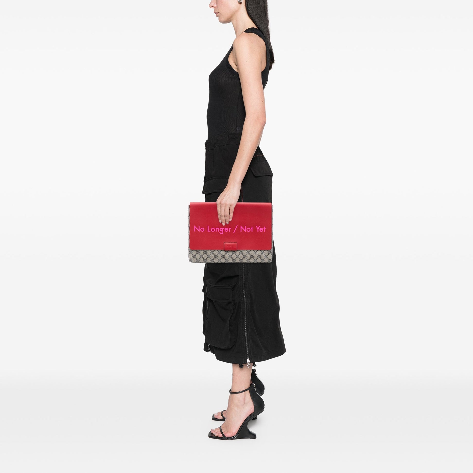 Gucci GG Supreme No Longer Not Yet Clutch