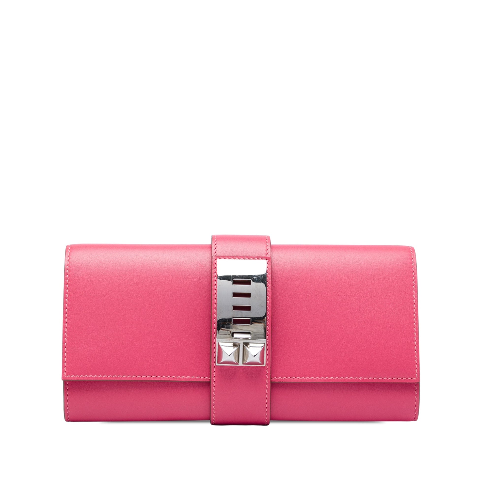 Hermès Tadelakt Medor Clutch 23