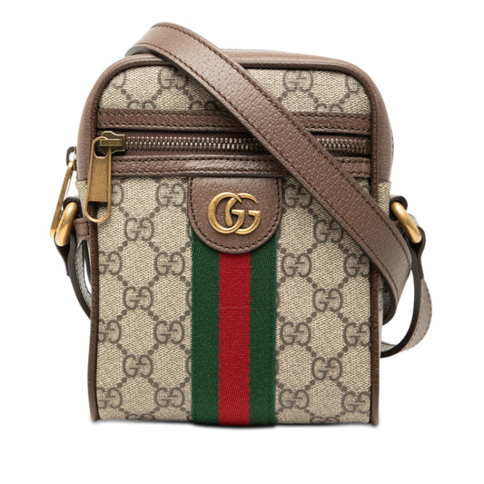 Gucci Mini GG Supreme Web Ophidia Crossbody