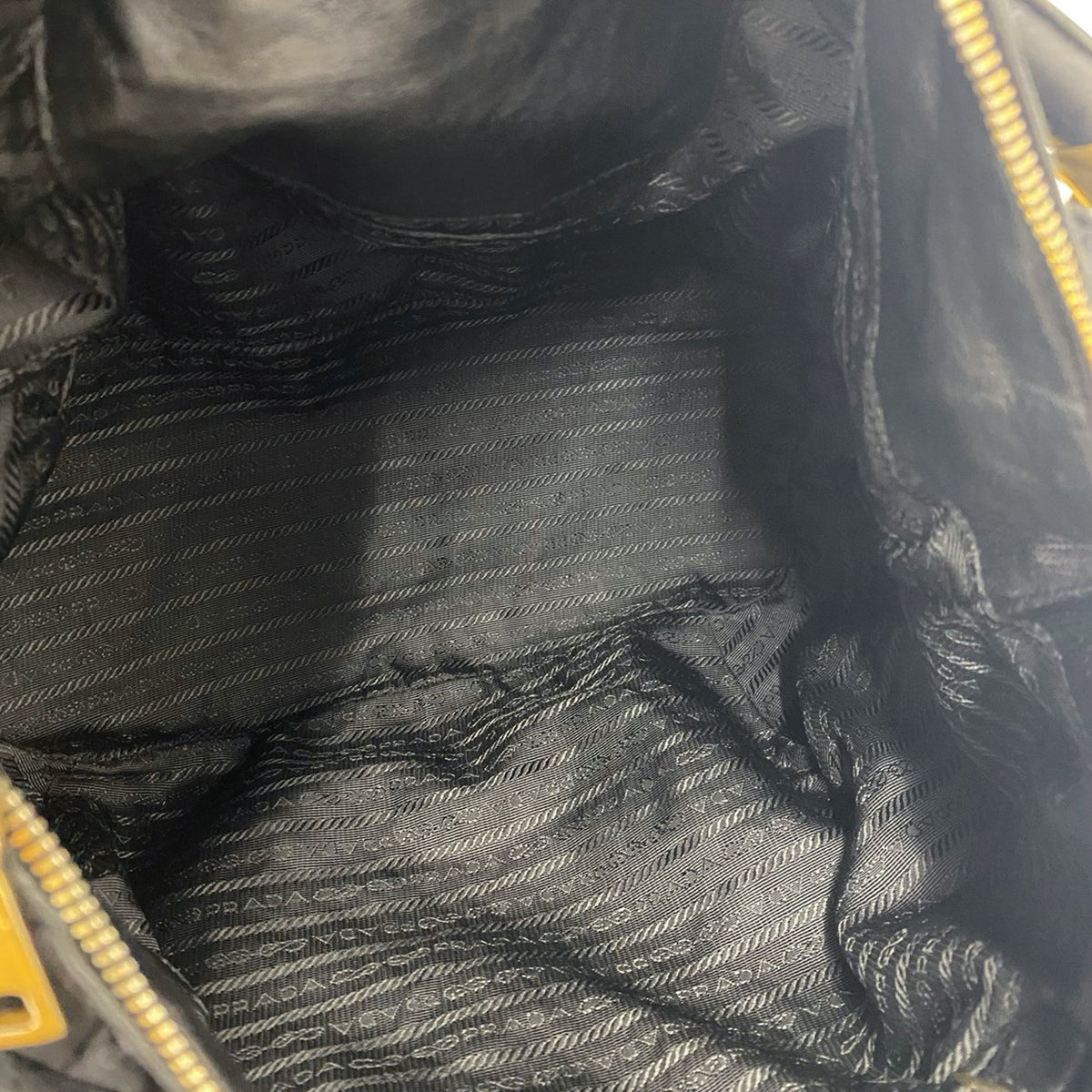 Prada Tessuto Canapa Logo Satchel
