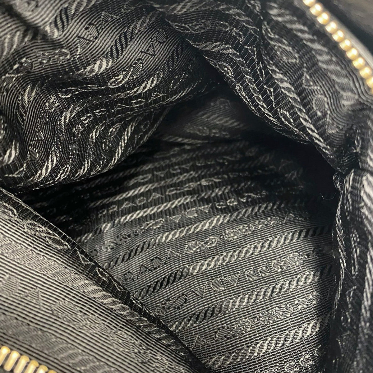 Prada Tessuto Canapa Logo Satchel