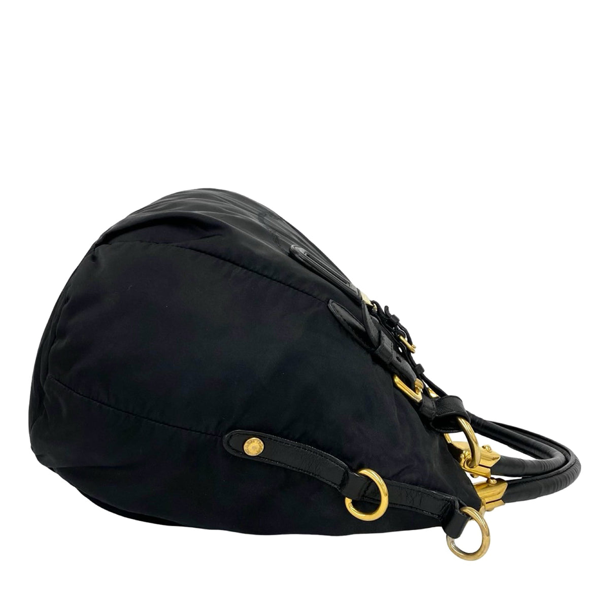 Prada Tessuto Canapa Logo Satchel