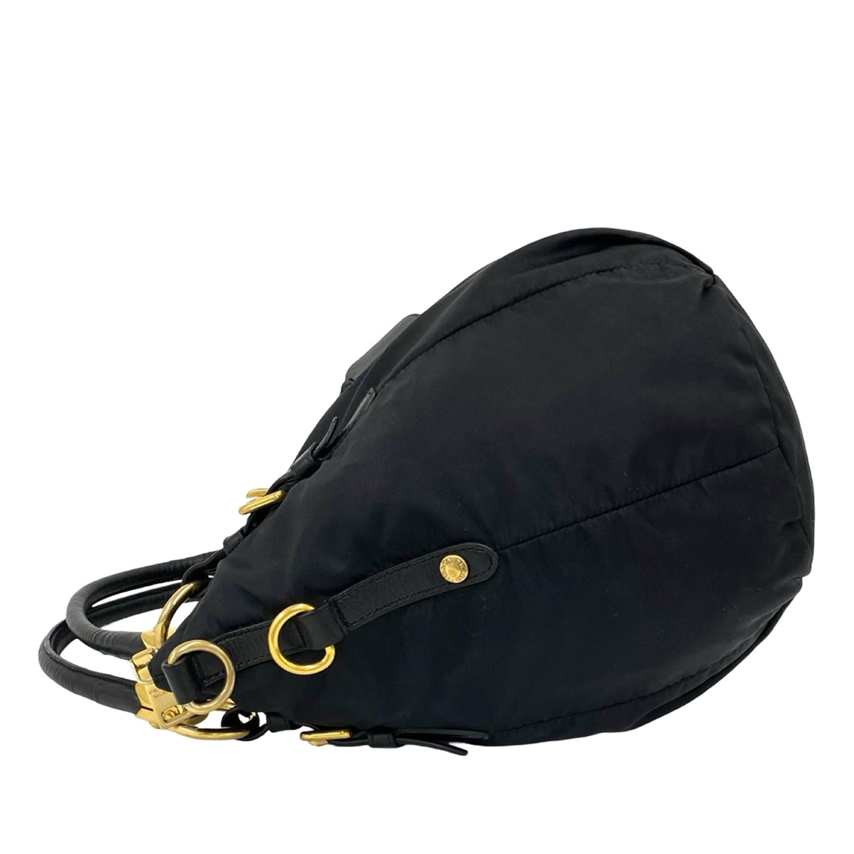 Prada Tessuto Canapa Logo Satchel
