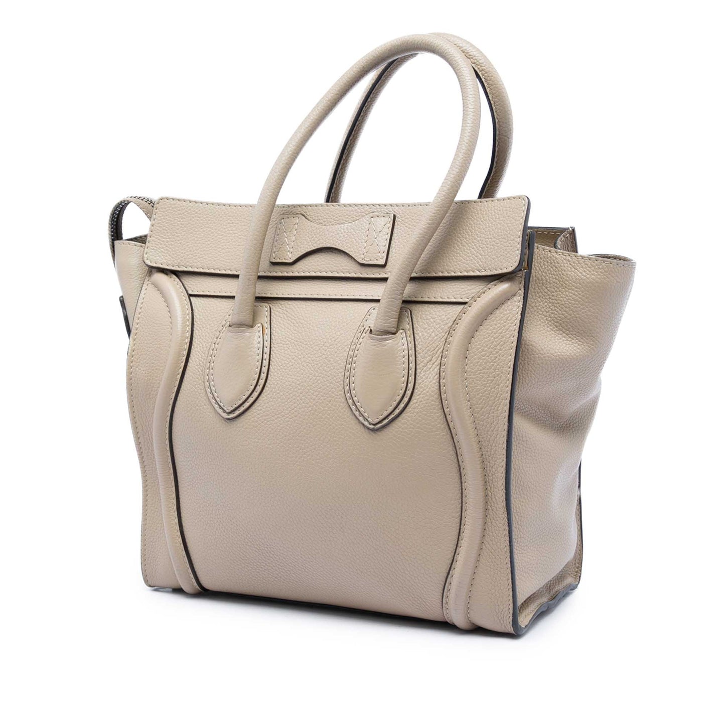 Celine Micro Leather Luggage Tote
