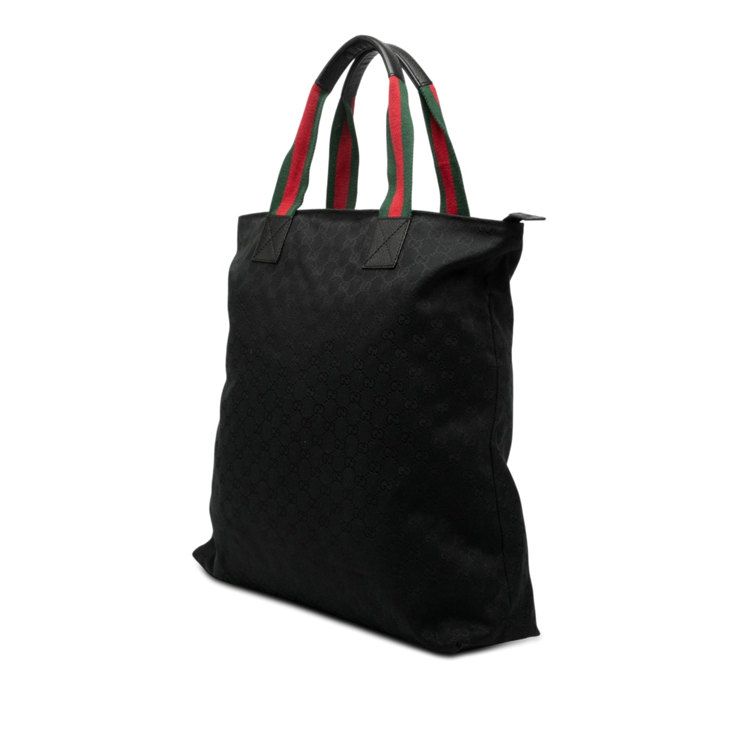Gucci GG Canvas Web Vertical Tote