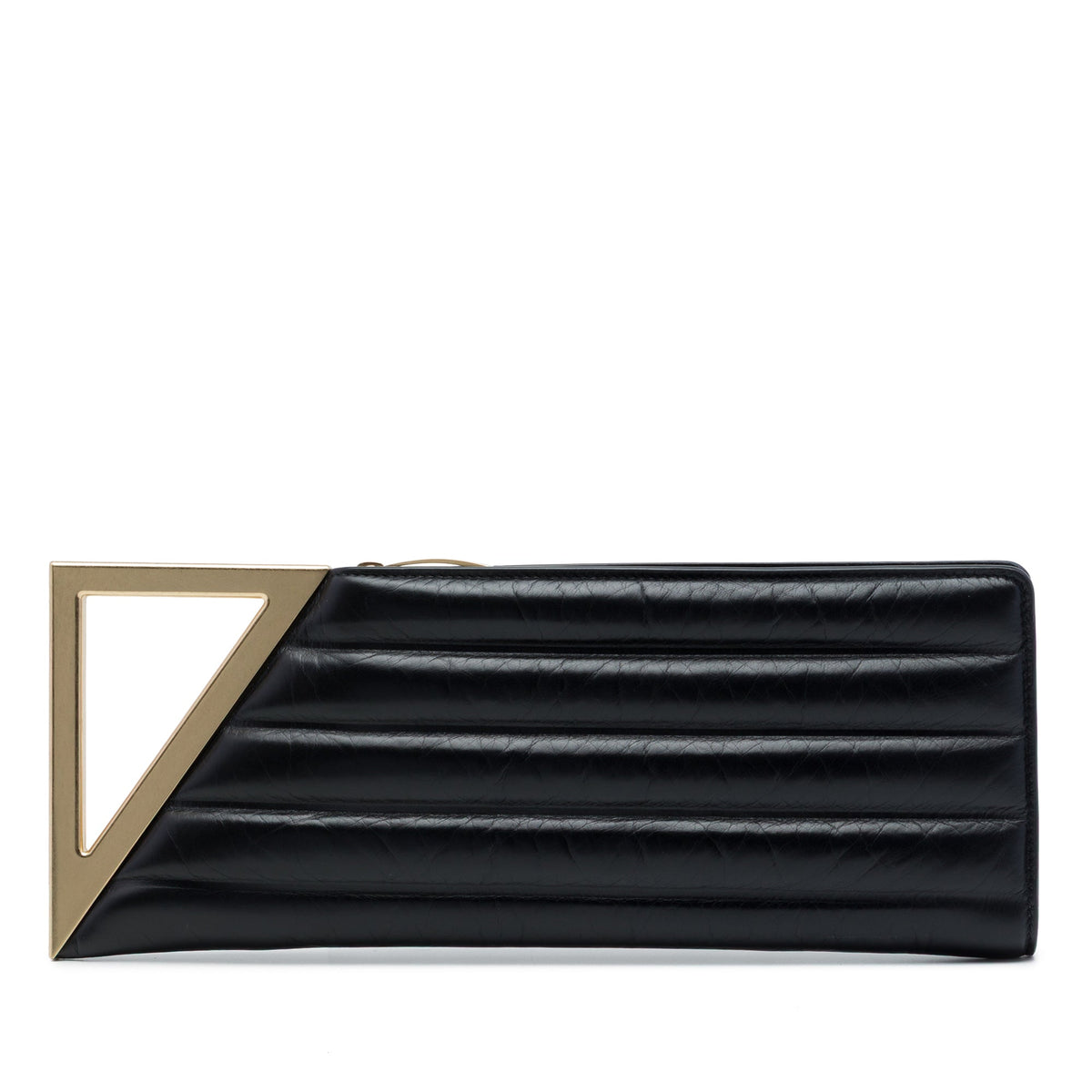 Bottega Veneta Leather BV Rim Clutch