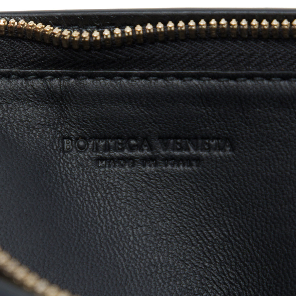 Bottega Veneta Leather BV Rim Clutch