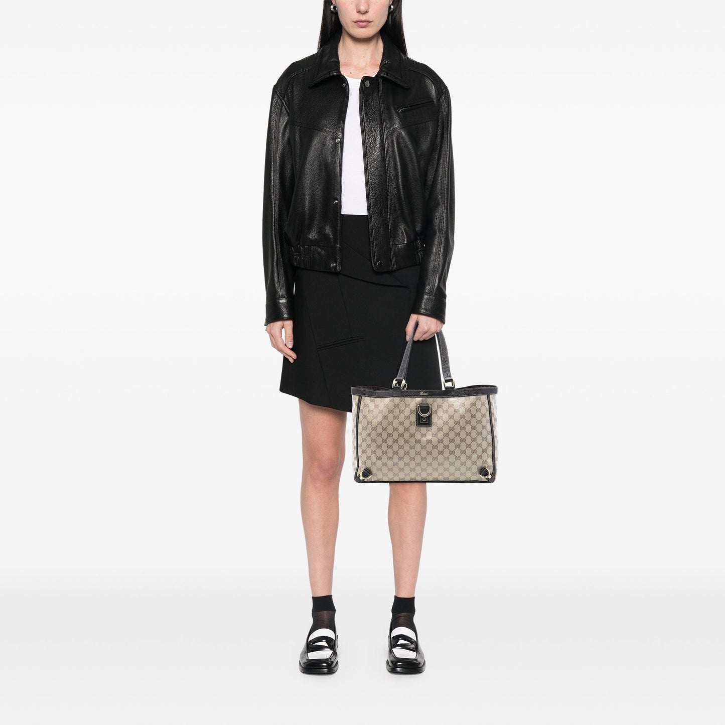 GG Crystal Abbey D Ring Tote
