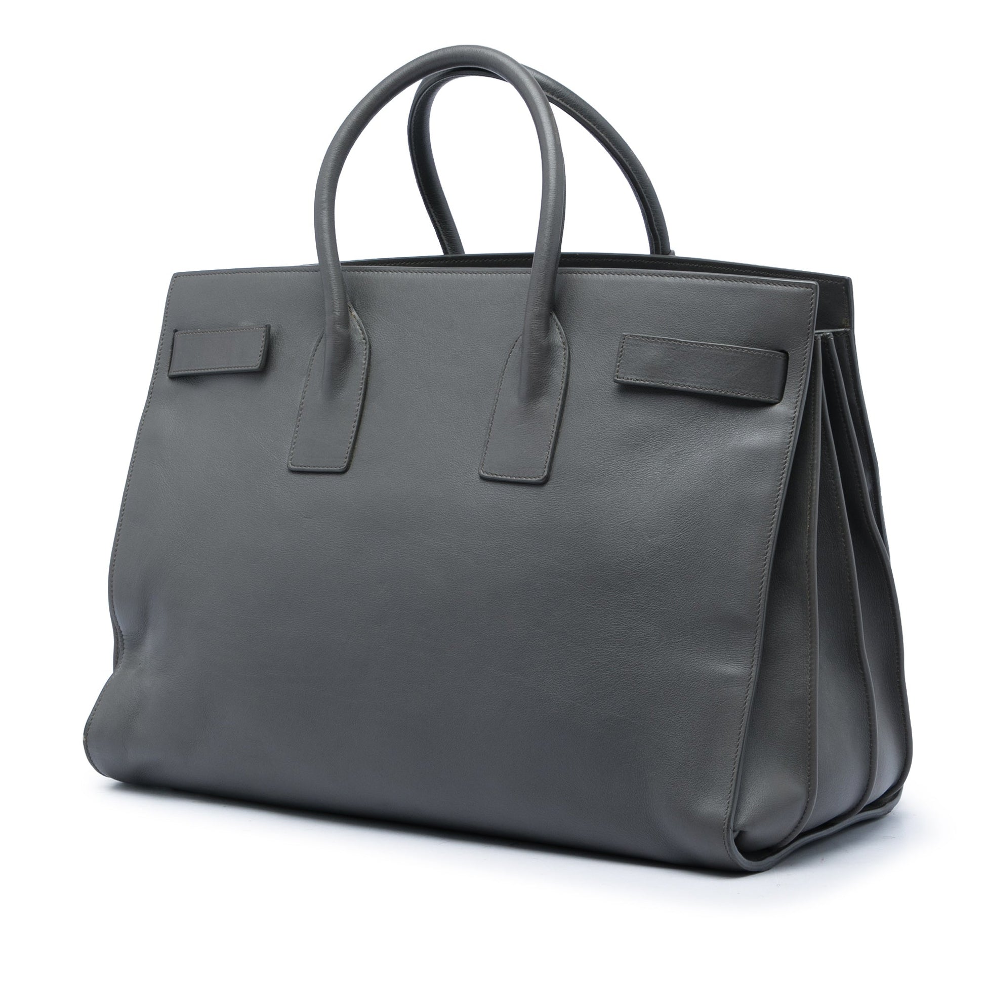 Saint Laurent Large Smooth Calfskin Sac De Jour Tote