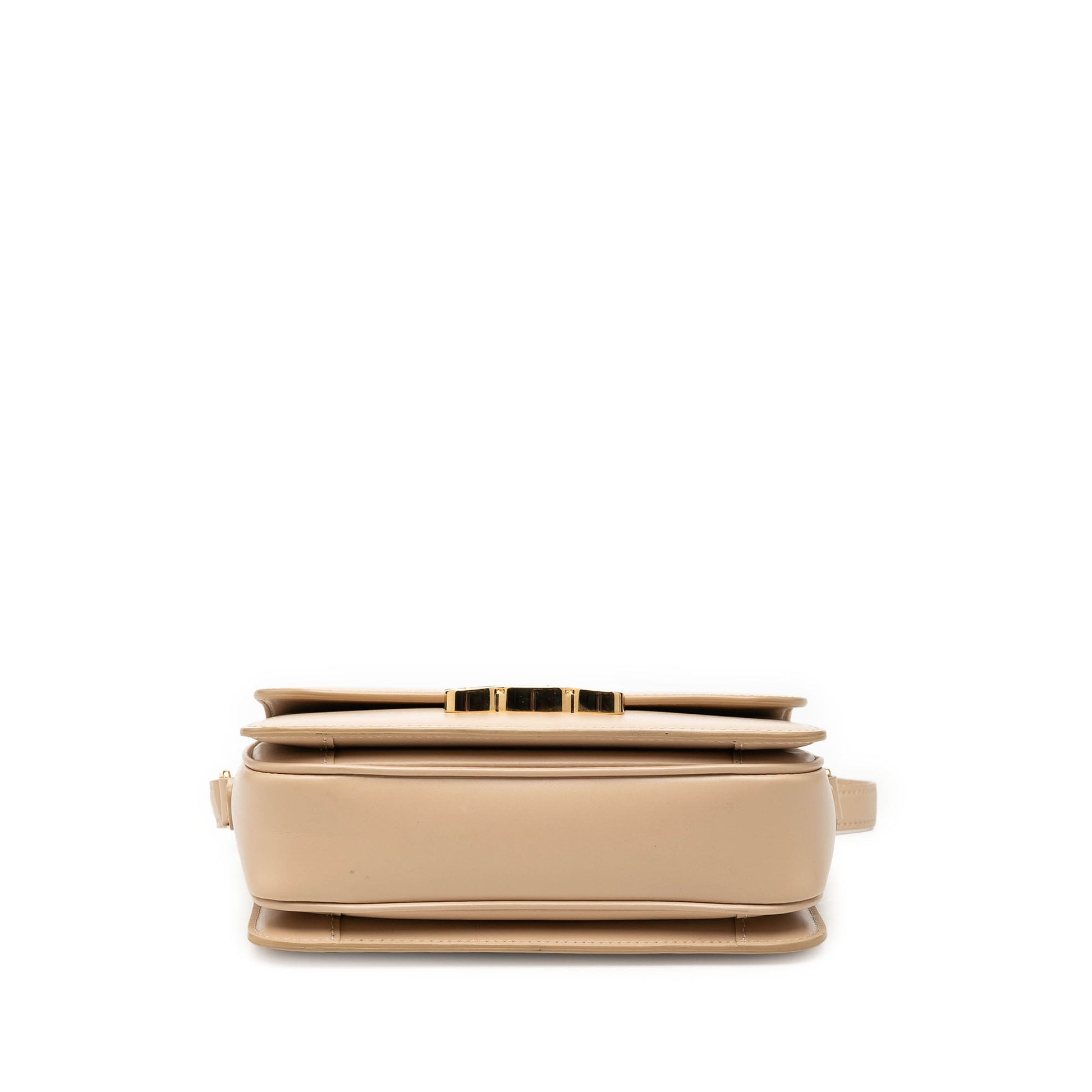 Celine Teen Shiny Calfskin Triomphe Crossbody