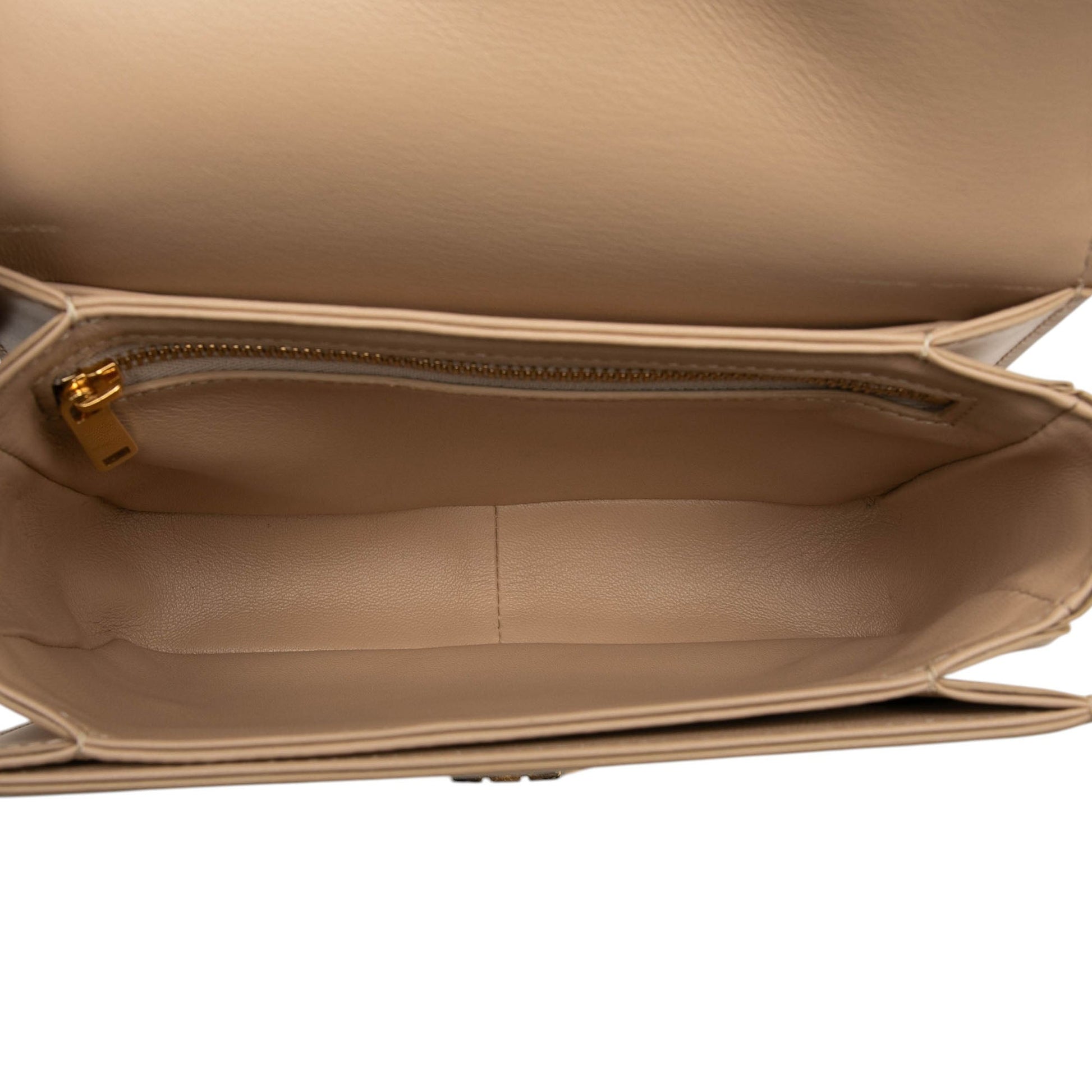 Celine Teen Shiny Calfskin Triomphe Crossbody