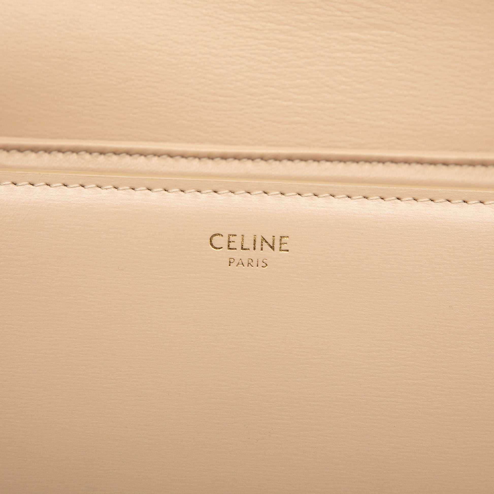 Celine Teen Shiny Calfskin Triomphe Crossbody