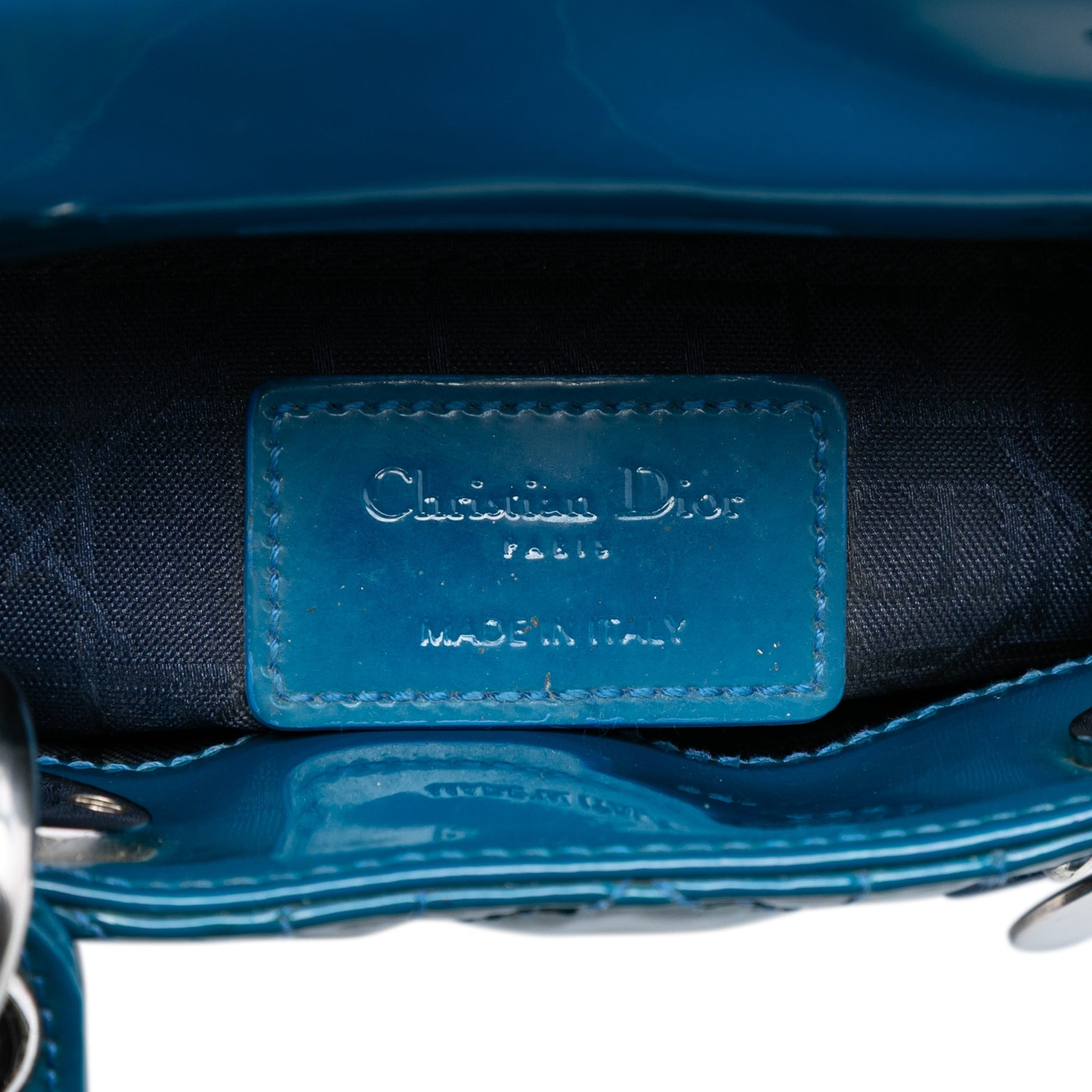 Dior Mini Patent Cannage Lady Dior