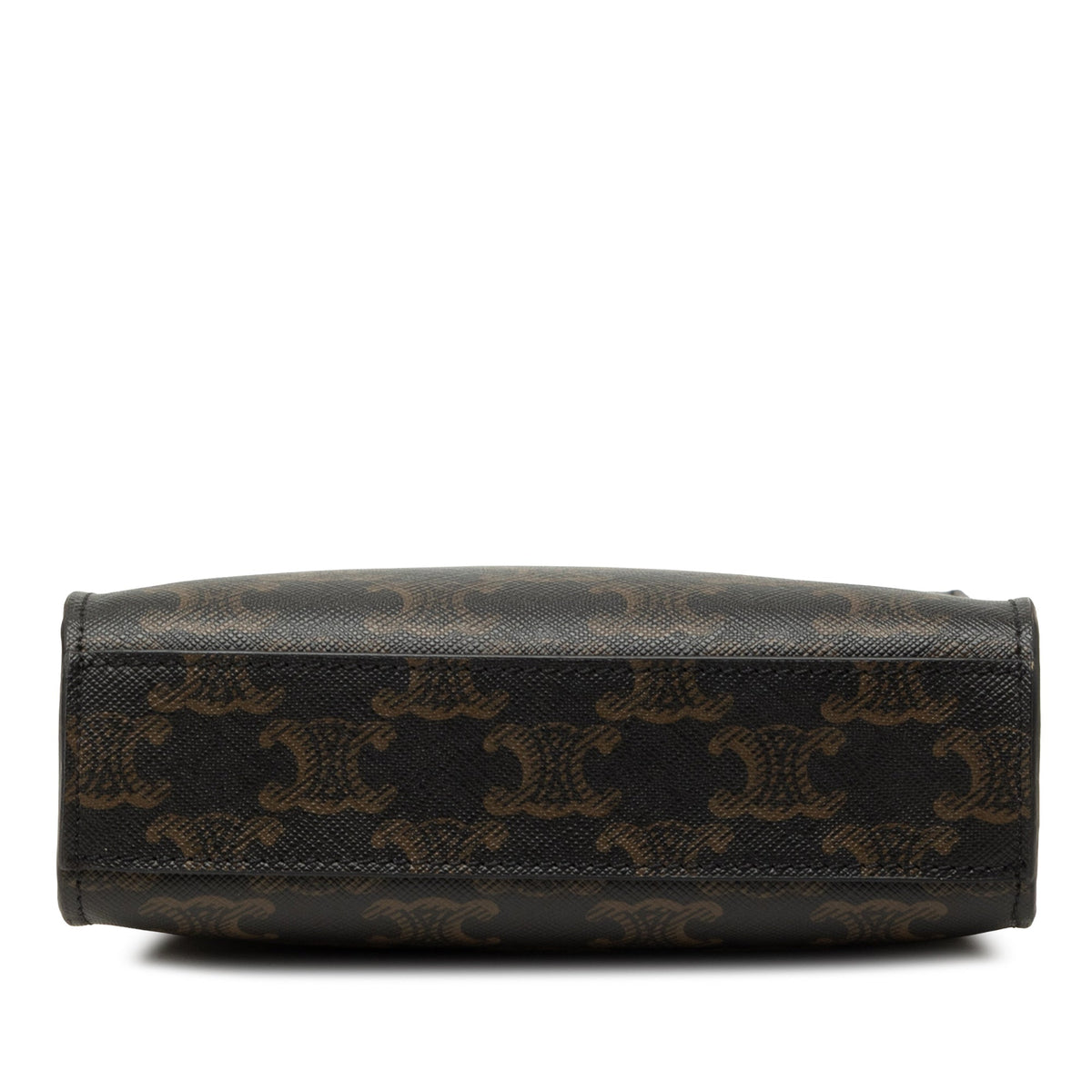 Celine Mini Triomphe Coated Canvas Vertical Cabas Satchel