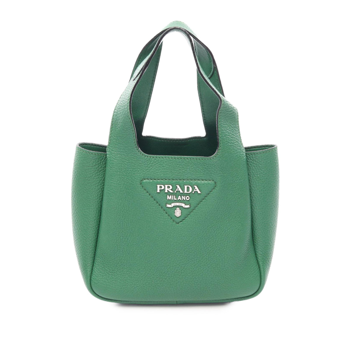 Prada Mini Vitello Daino Soft Dynamique — Green