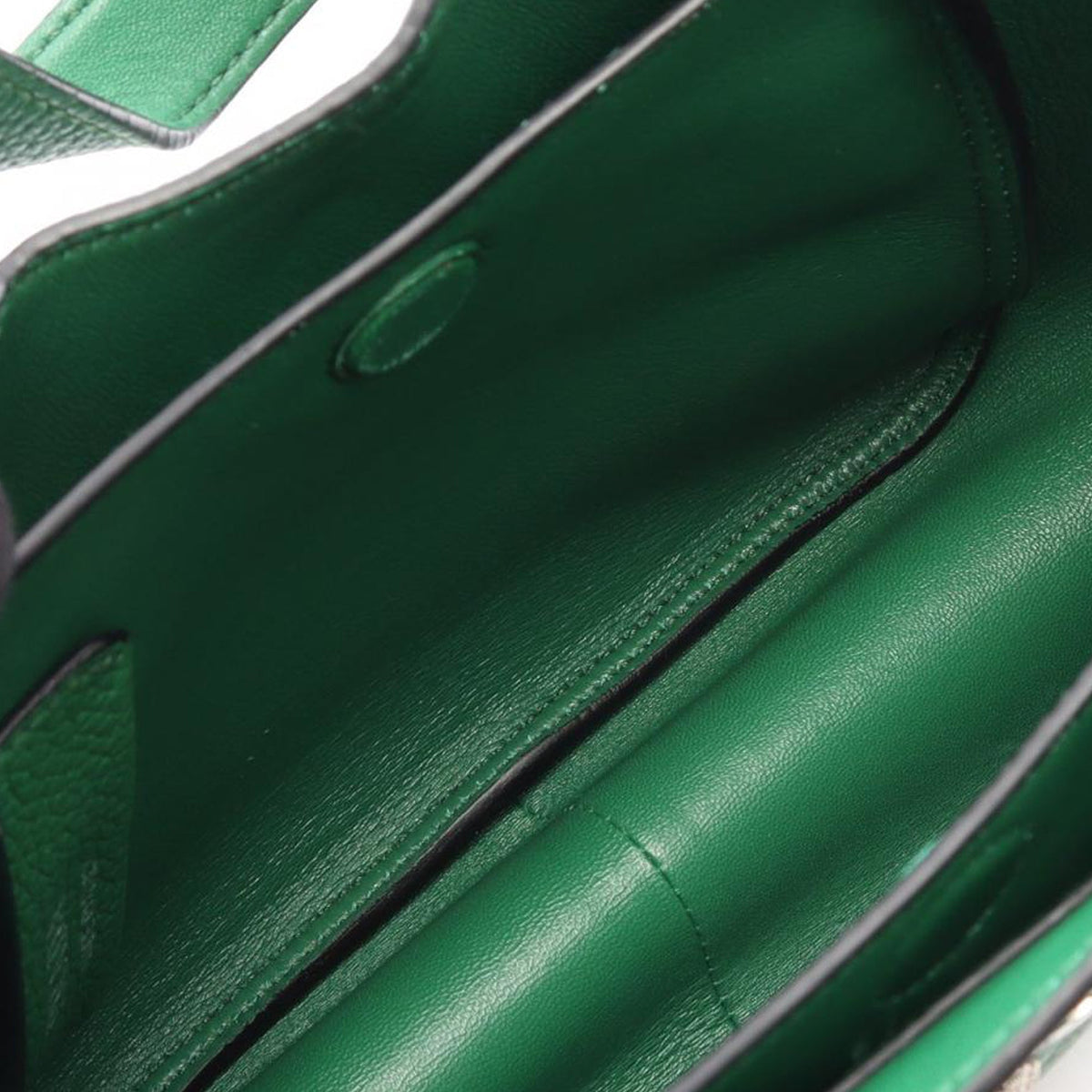 Prada Mini Vitello Daino Soft Dynamique — Green