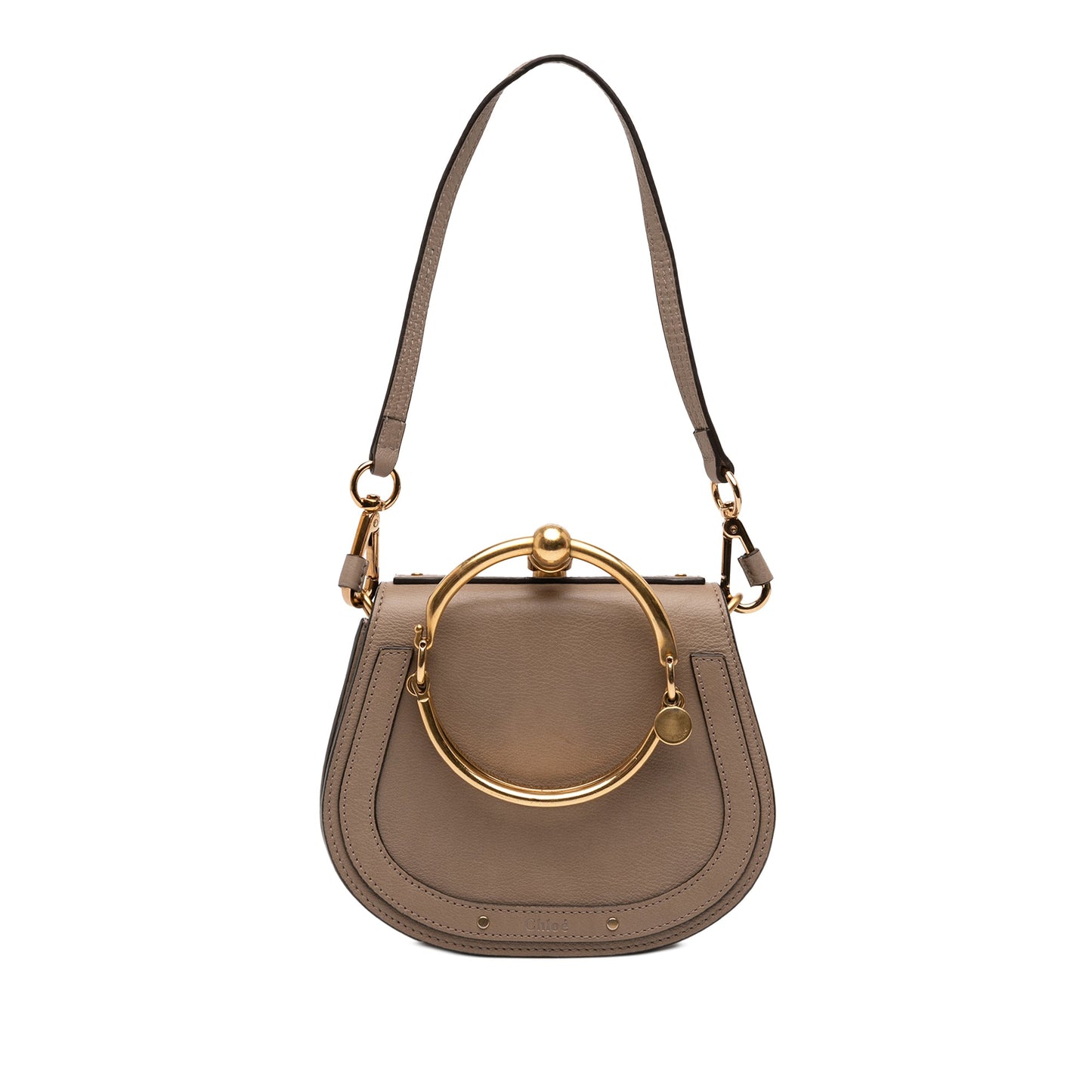 Small Leather Nile Bracelet Satchel
