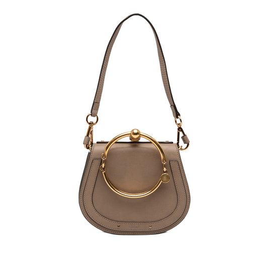 Small Leather Nile Bracelet Satchel