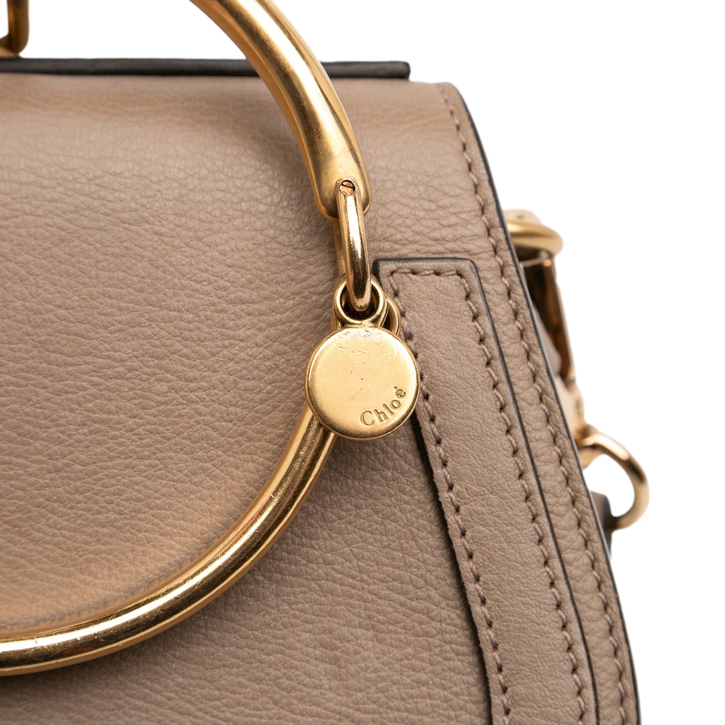 Small Leather Nile Bracelet Satchel
