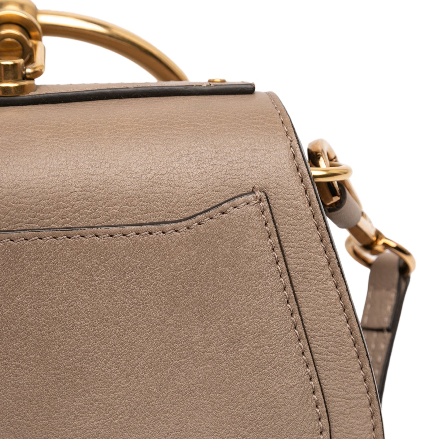 Small Leather Nile Bracelet Satchel