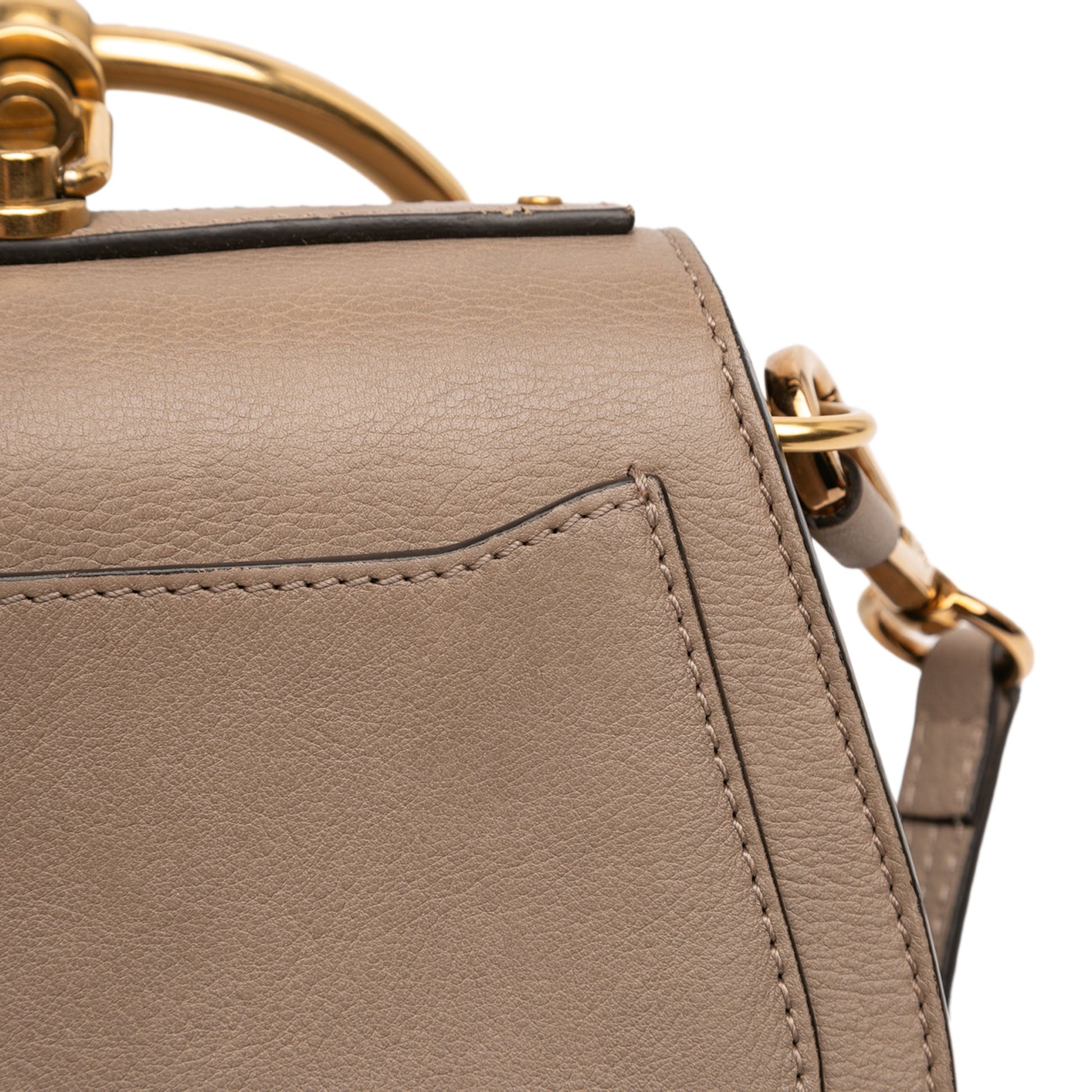 Small Leather Nile Bracelet Satchel