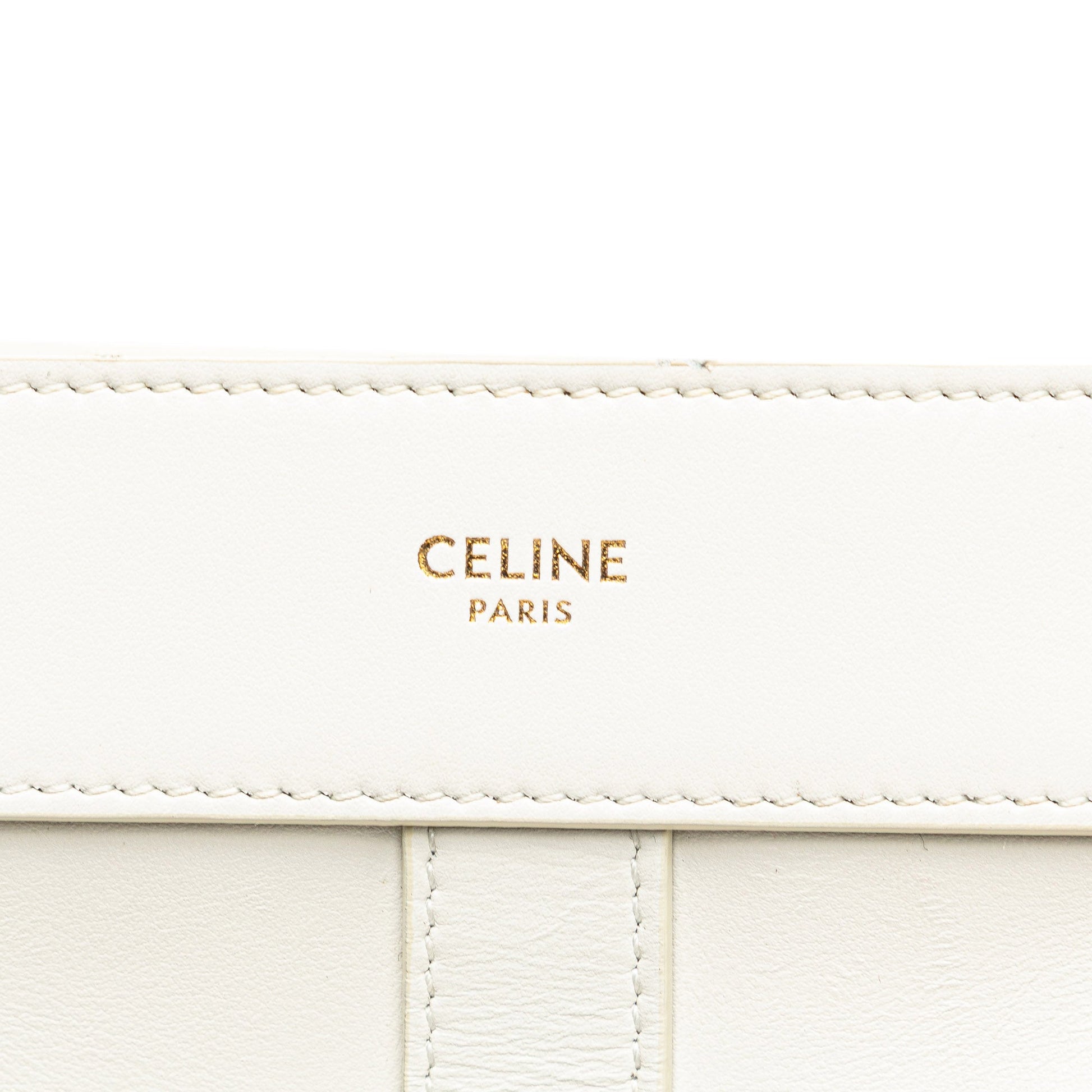 Celine Teen Leather Cabas De France Crossbody