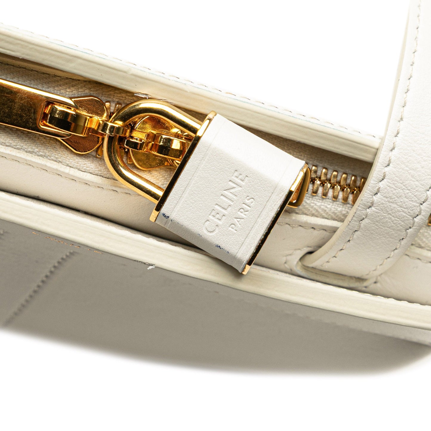 Celine Teen Leather Cabas De France Crossbody