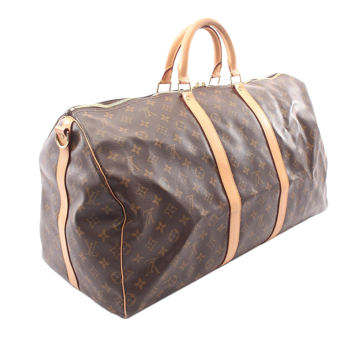 Louis Vuitton Monogram Keepall Bandouliere 55 — Brown