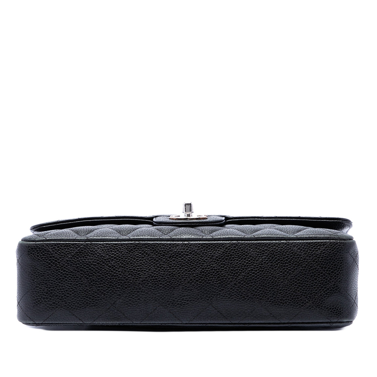 Chanel Medium Classic Caviar Double Flap — Black
