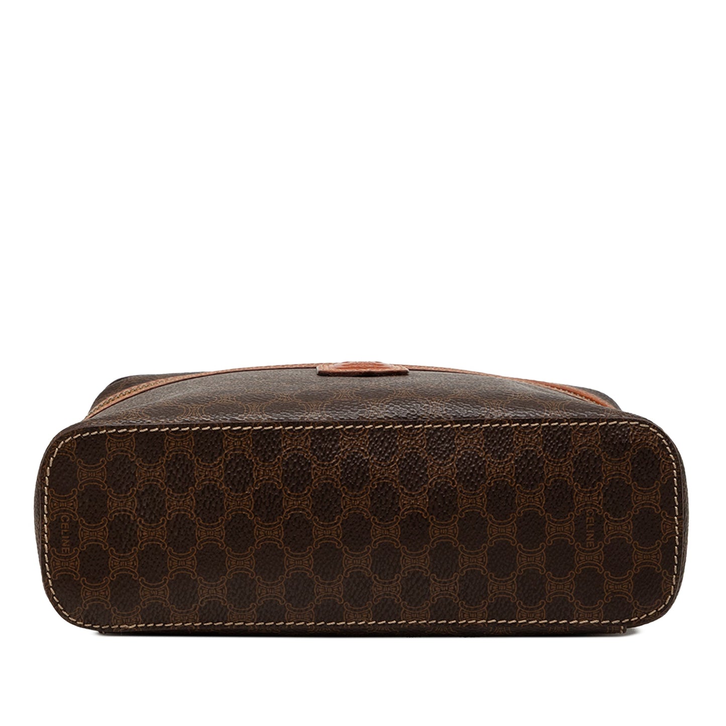 Celine Macadam Coated Canvas Vanity Bag