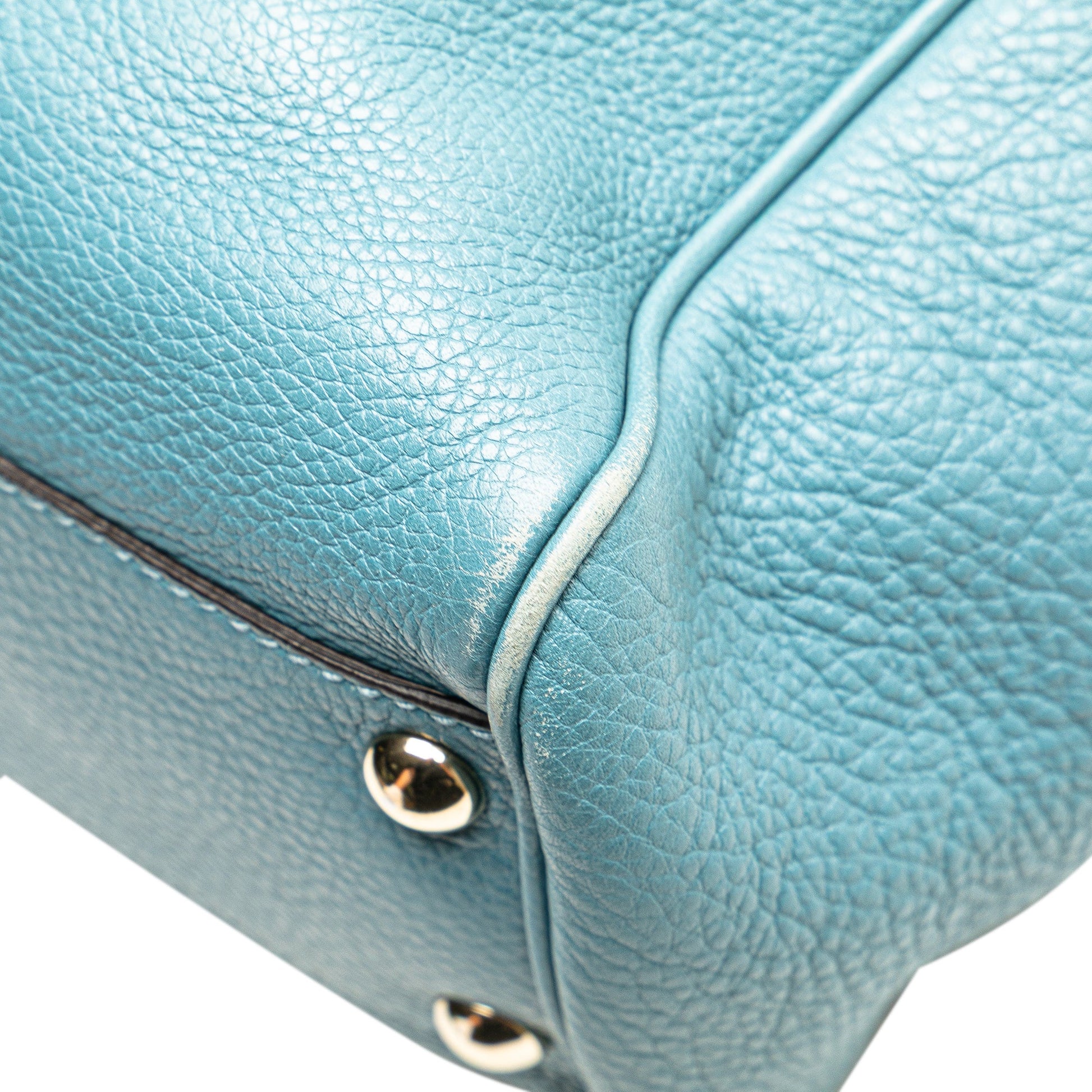 Gucci Small Calfskin Bamboo Shopper Satchel