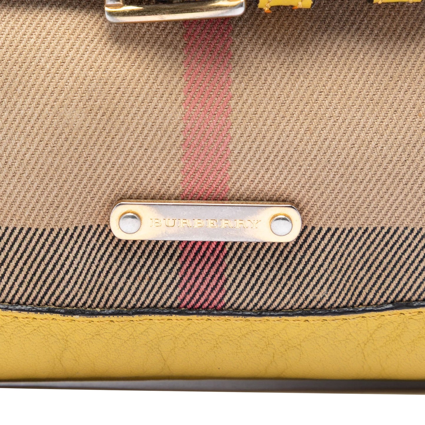 Burberry House Check Canvas Bridle Langford Crossbody