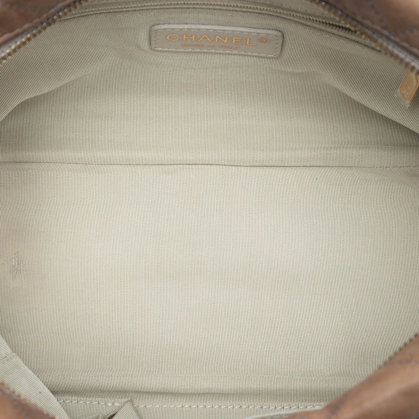 Chanel CC Quilted Iridescent Calfskin Tweed Bowler Bag