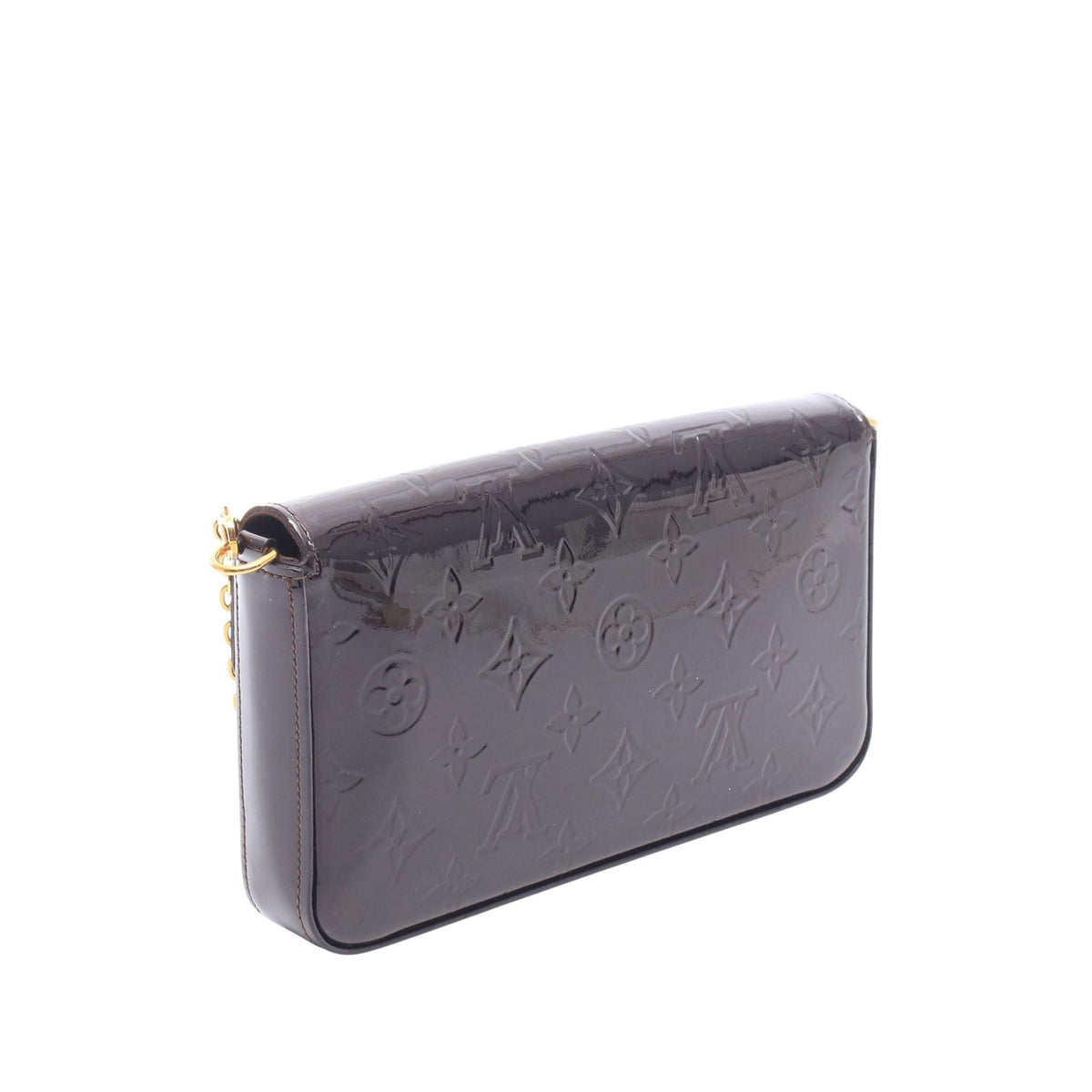 Louis Vuitton Monogram Vernis Pochette Felicie — Purple