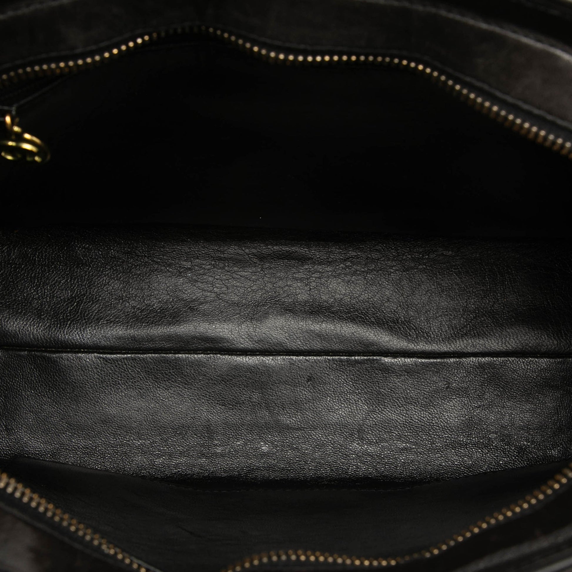 Chanel CC Vertical Quilt Lambskin Medallion Shoulder Bag