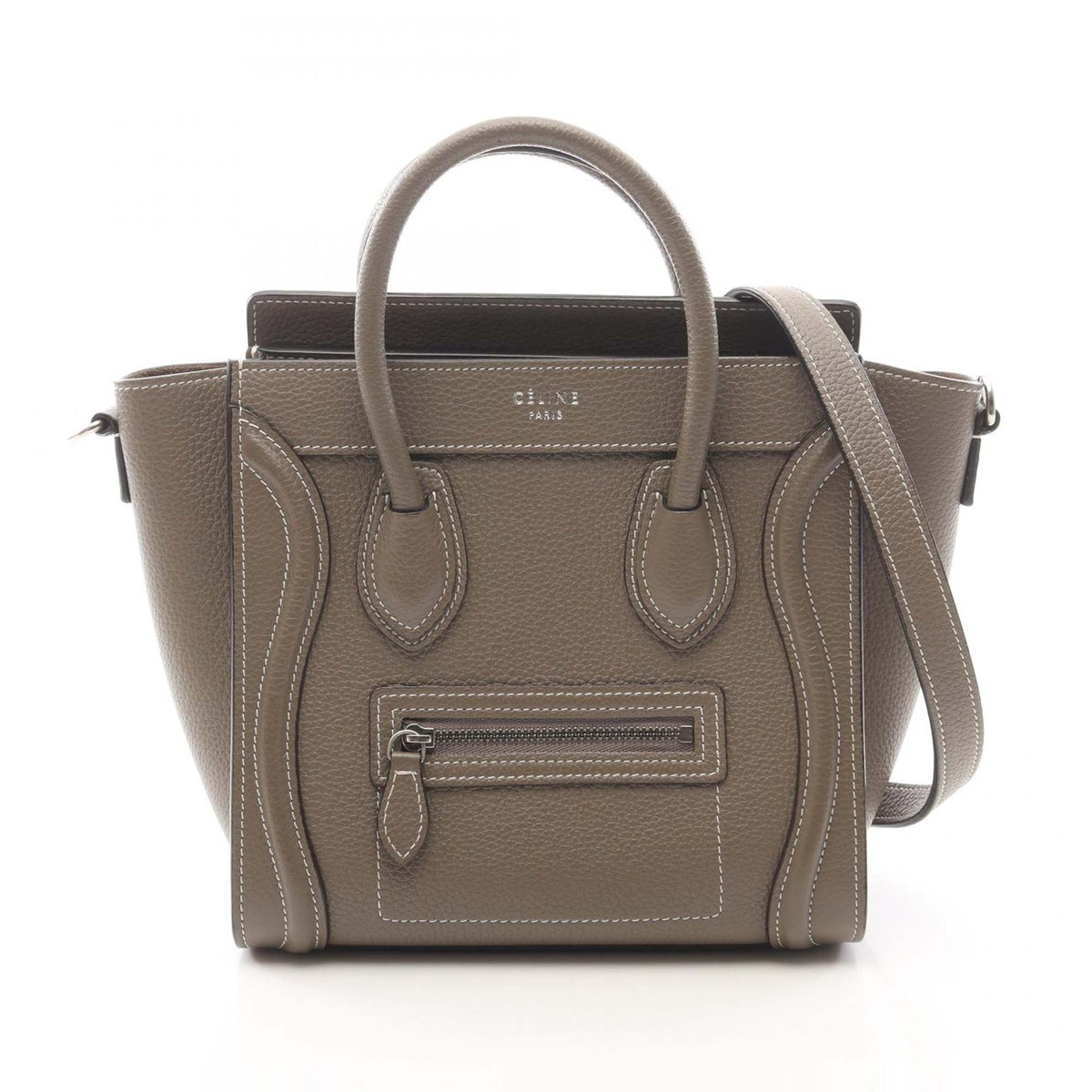Celine Nano Leather Luggage Tote