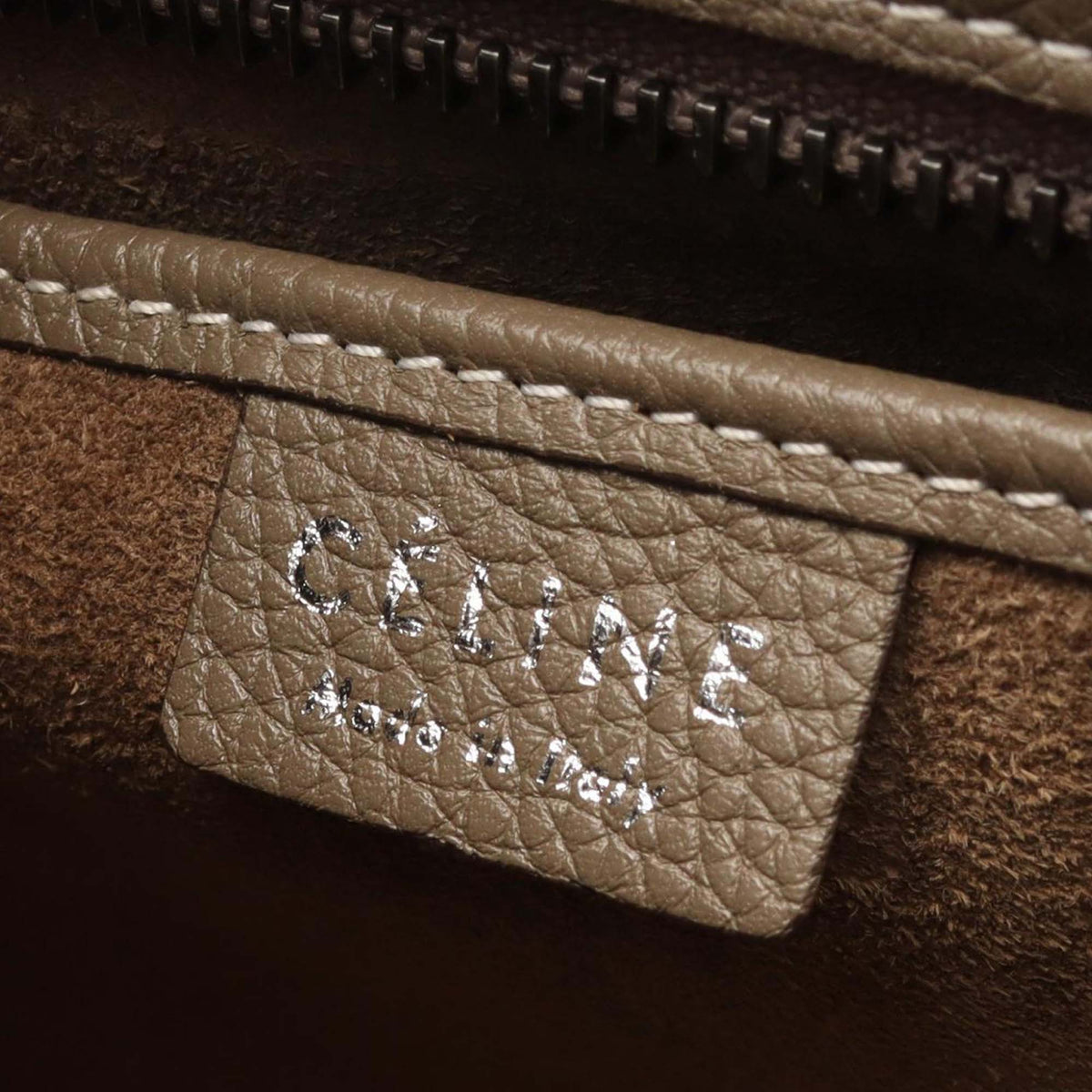 Celine Nano Leather Luggage Tote