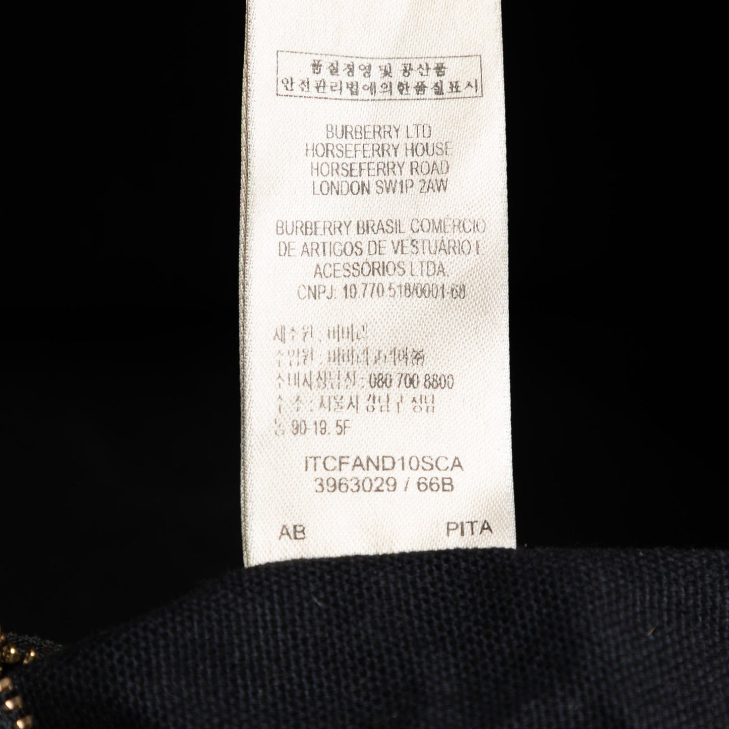 Burberry Small Leather and House Check Canvas Canterbury Tote