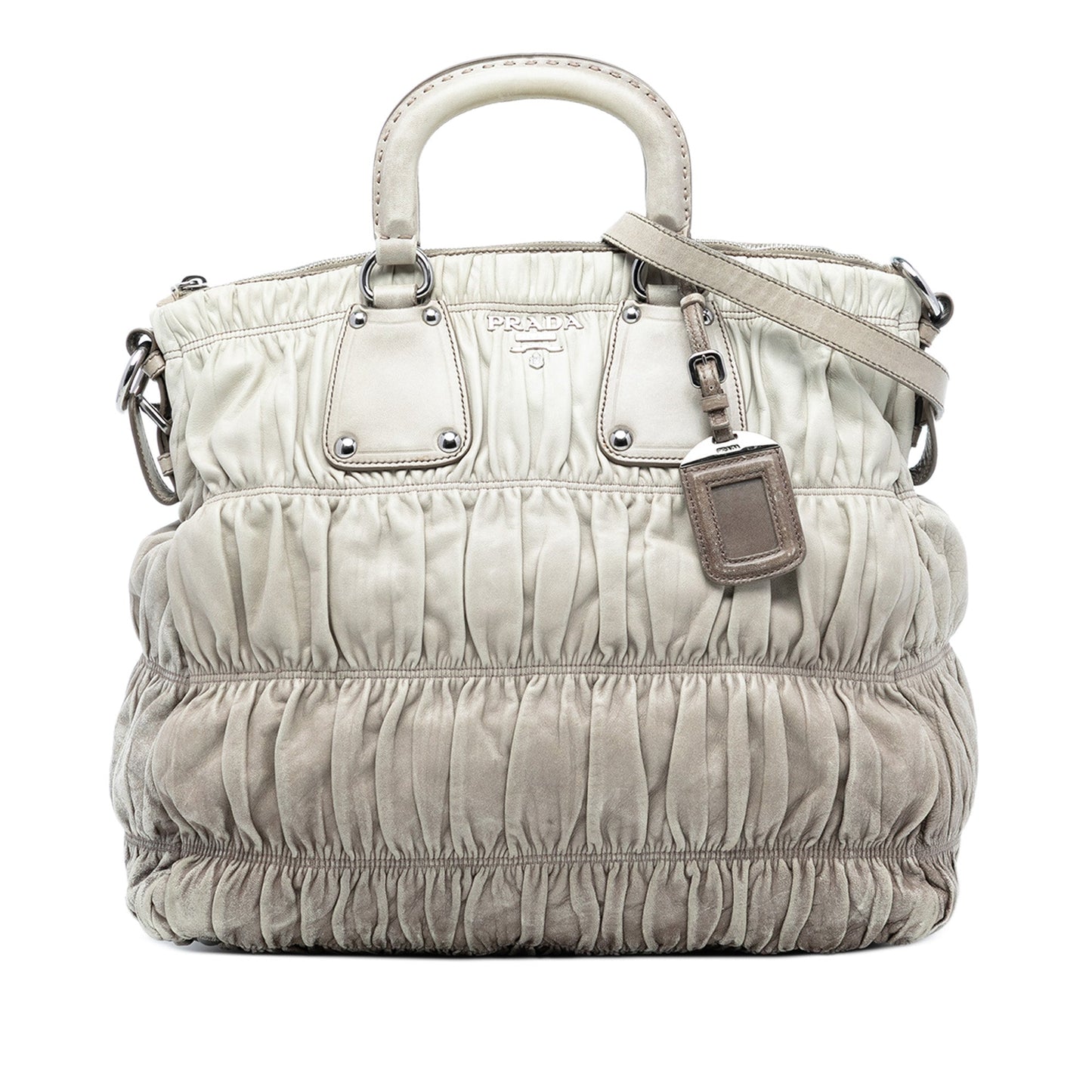 Prada Nappa Gaufre Ombre Satchel